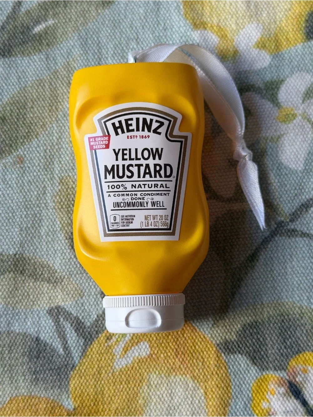 🌭 HALLMARK KEEPSAKE HEINTZ YELLOW MUSTARD ORNAMENT 🌭  NWT 🌭